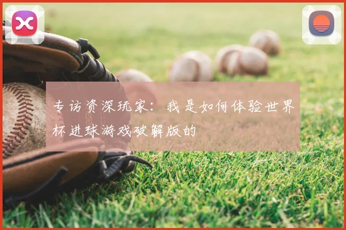专访资深玩家:我是如何体验世界杯进球游戏破解版的